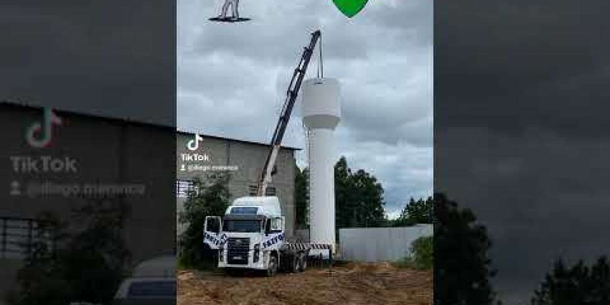 Fluted Column Elevated Storage Tank